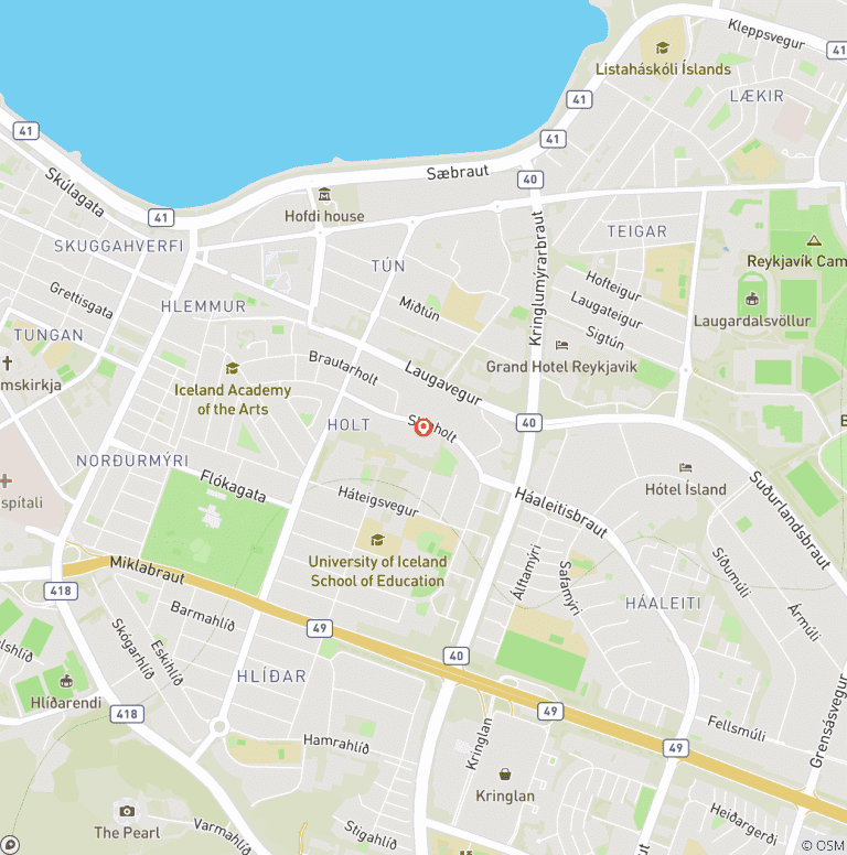 Map of Customized Private Iceland Tour with Golden Circle