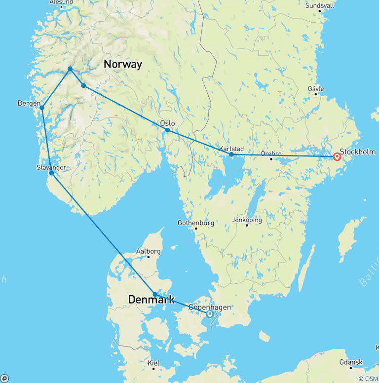 Map of Vision of Scandinavia