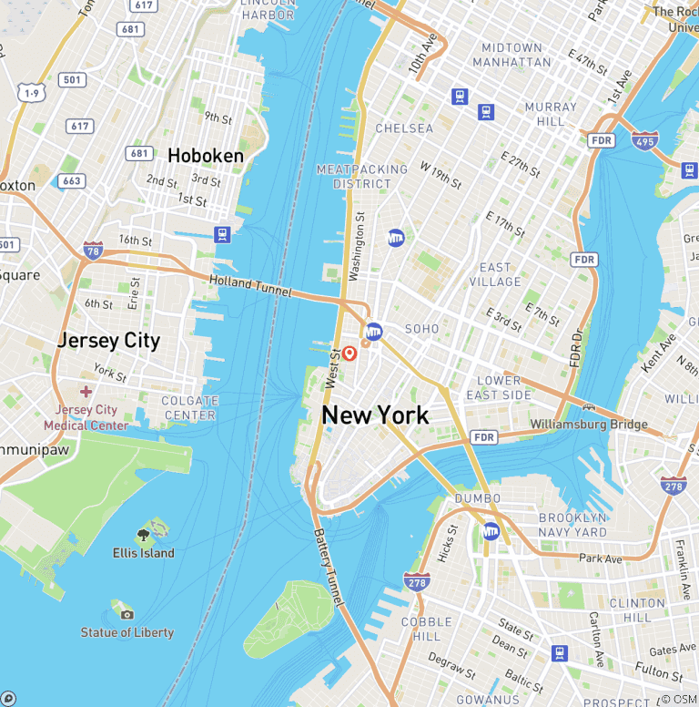 Map of New York City