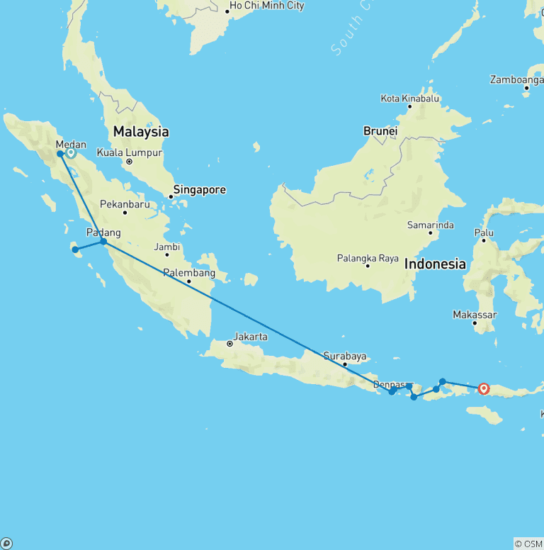 Map of Total Indonesia