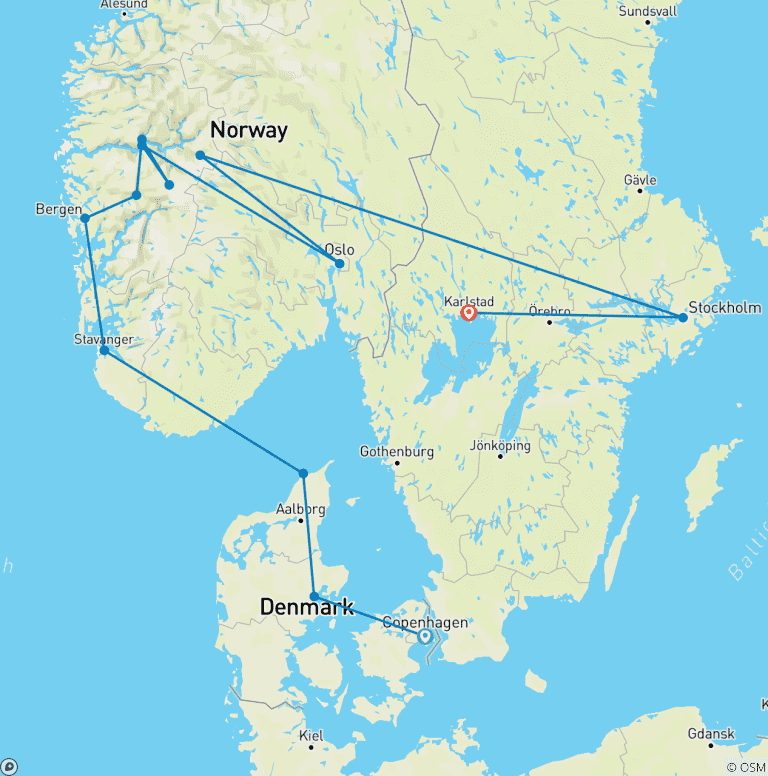 Map of Best of Scandinavia - 10 days