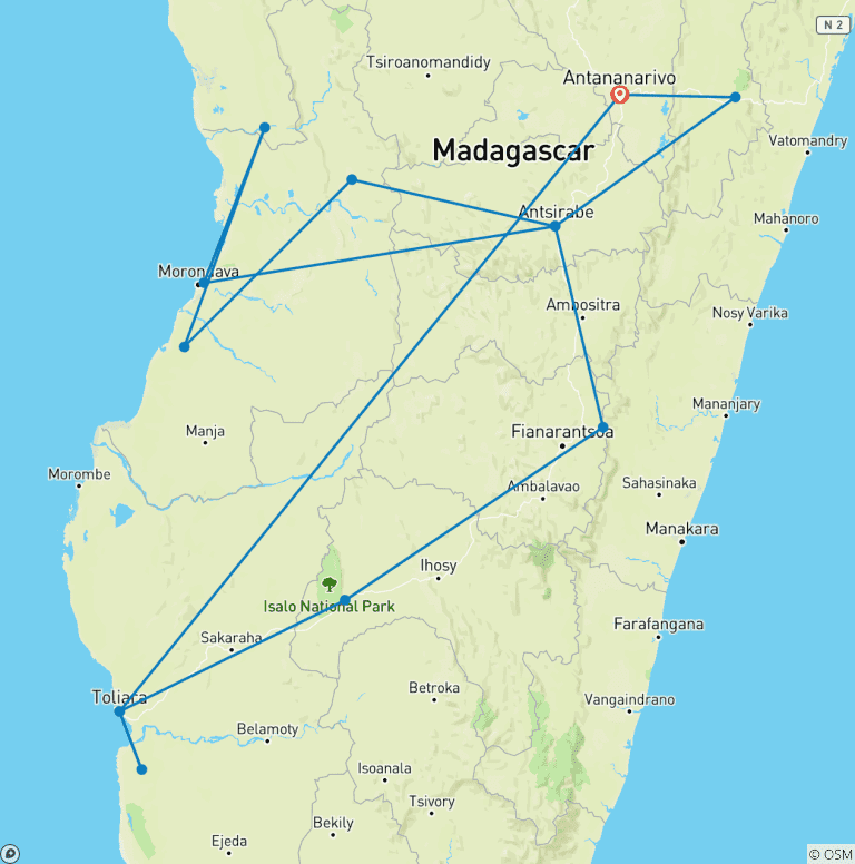 Map of The Big Adventure