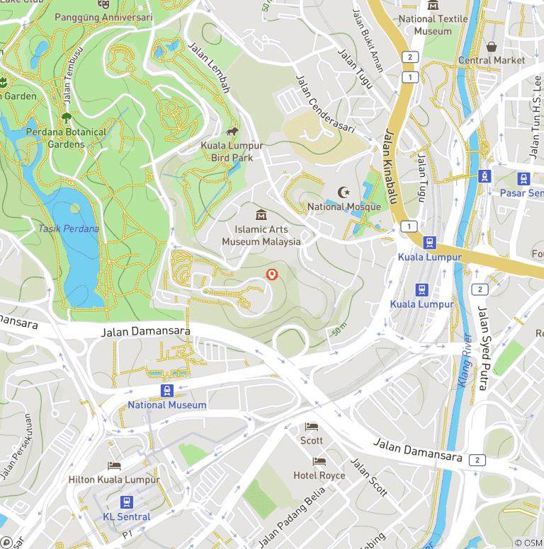 Map of Malaysia Gourmet Tour: Kuala Lumpur