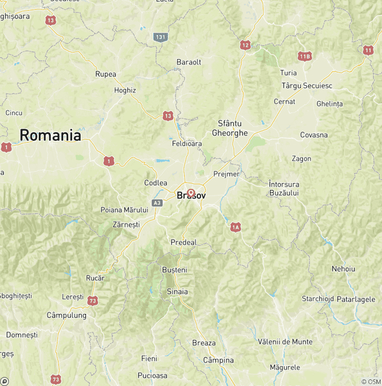 Map of In the heart of Transylvania by bike (self-guided experience)