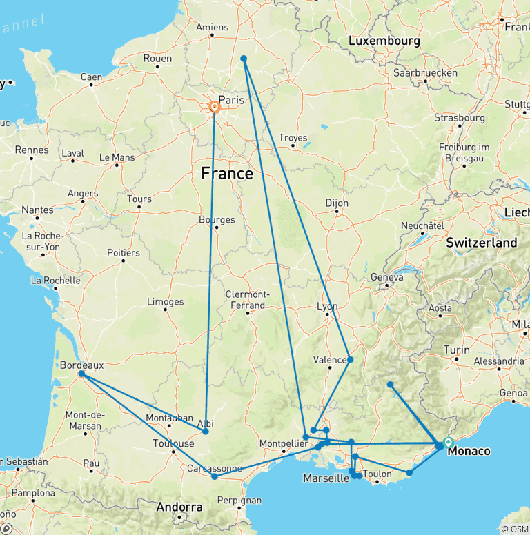 Map of Ultimate France