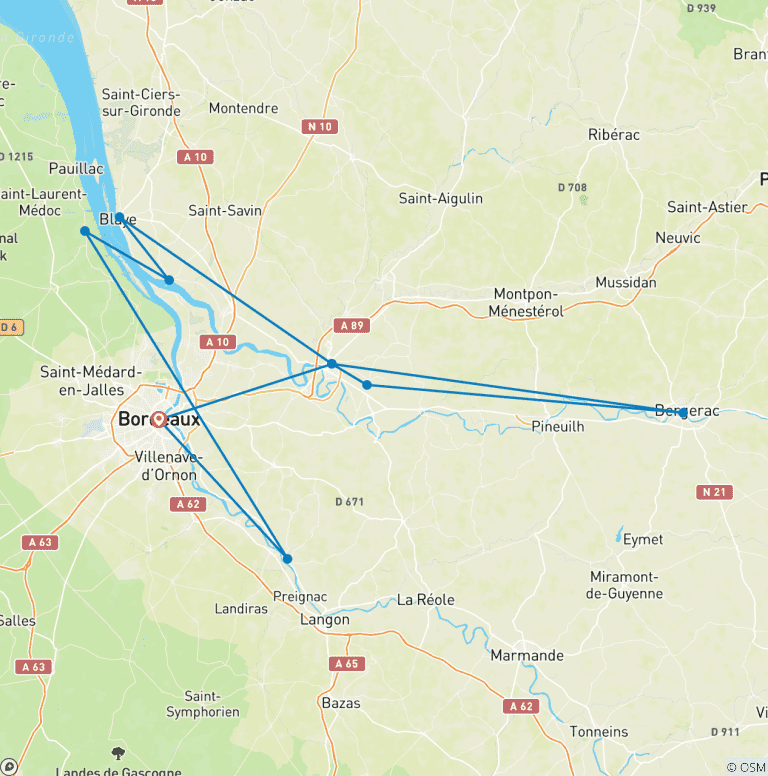 Map of Taste of Bordeaux 2026