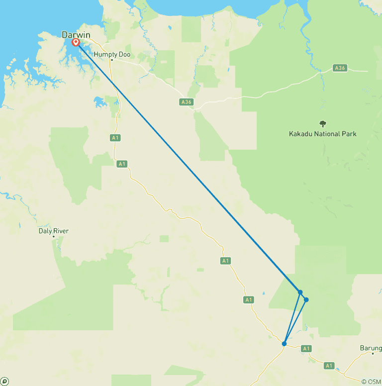 Map of Jatbula Trail