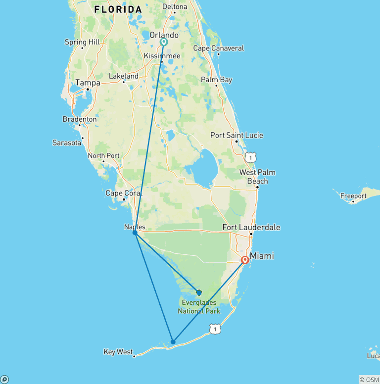 Map of Sunshine State