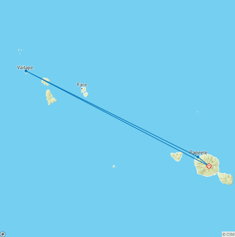 Map of Get to know Tahiti & its islands