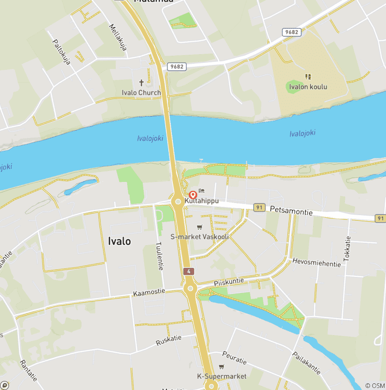 Map of Finnish winter week in the Arctic