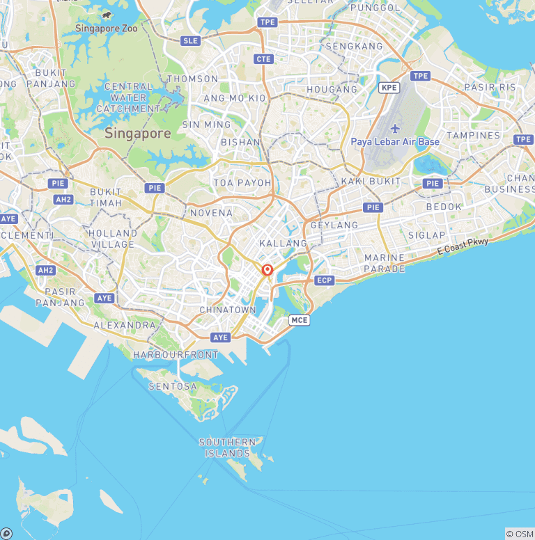 Map of 7 Days in Singapore Including Marina Bay , Chinatown & Little India with Bumboat