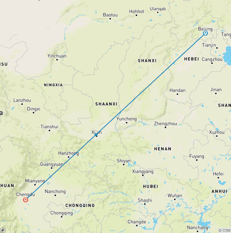 Map of China: Cultural Sites & Epic Cities