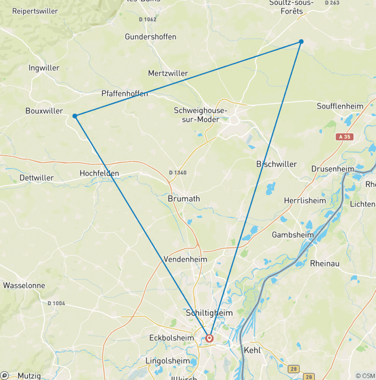 Map of Christmas in Alsace and show at the Royal Palace (port-to-port) - BOHEME