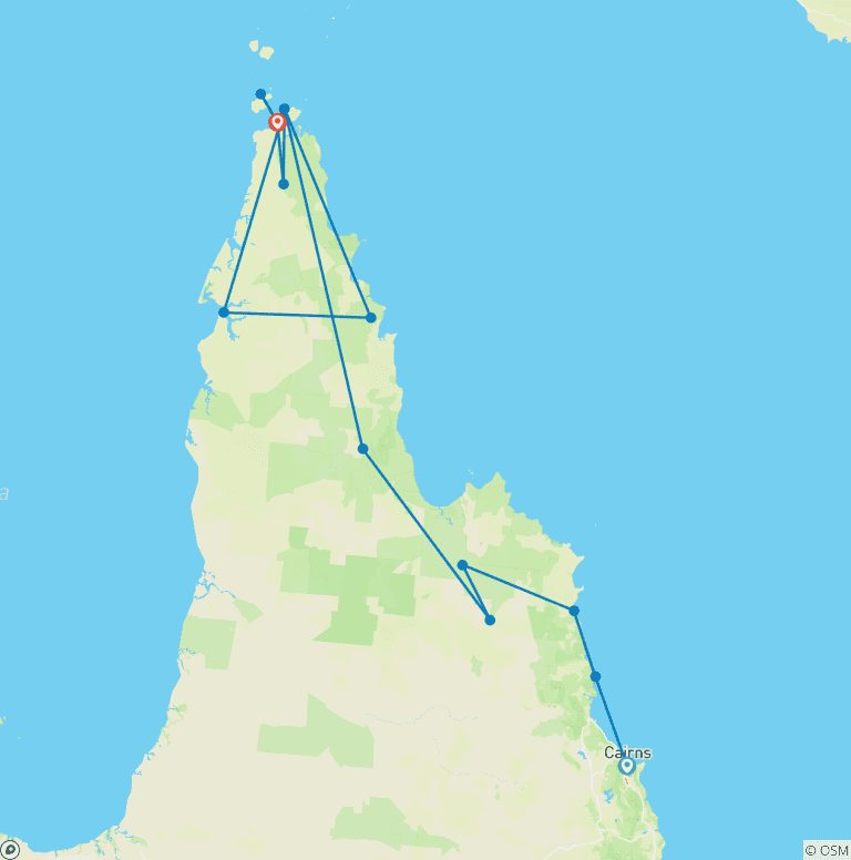 Map of Cape York & Torres Strait Explorer