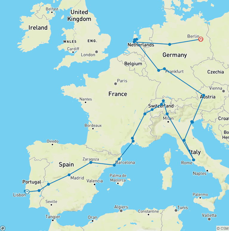 Map of All Europe