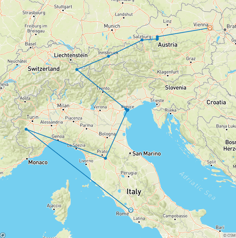 Map of Classical Symphony