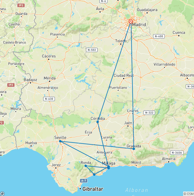 Map of An Andalusian Story