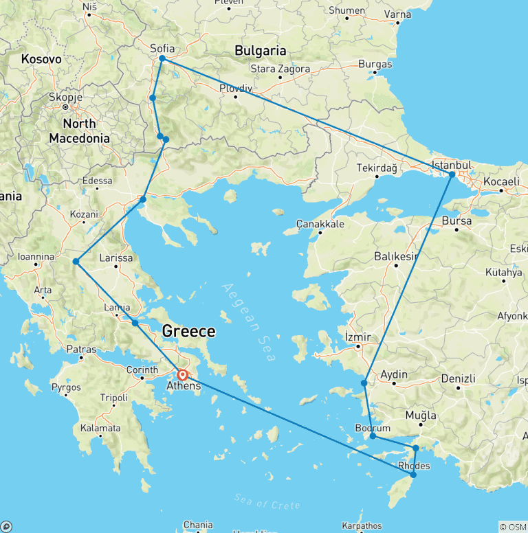 Map of The Heart of Thrace