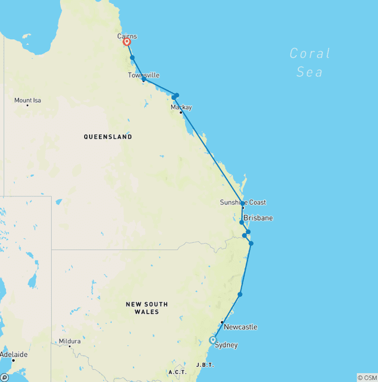 Map of Real Australia