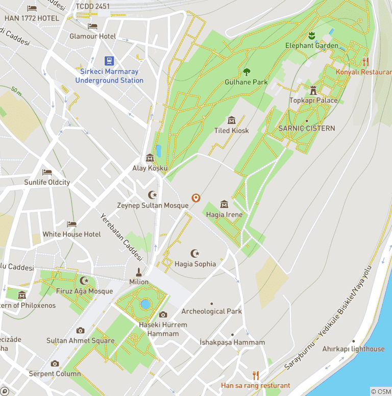 Map of Rail Turkey with Black Sea