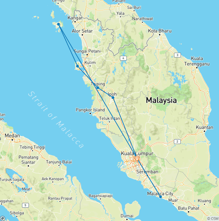 Map of Multicultural Malaysia - and the Sea