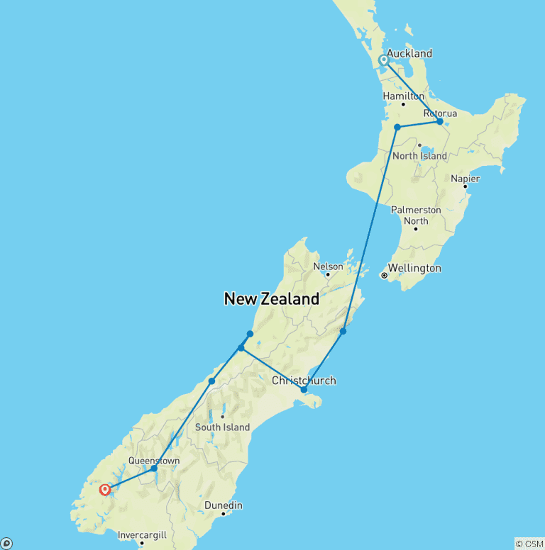 Map of Solo-ish New Zealand