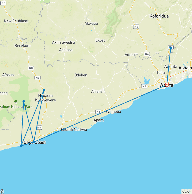 Map of The Return of the Diaspora's (Homecoming)
