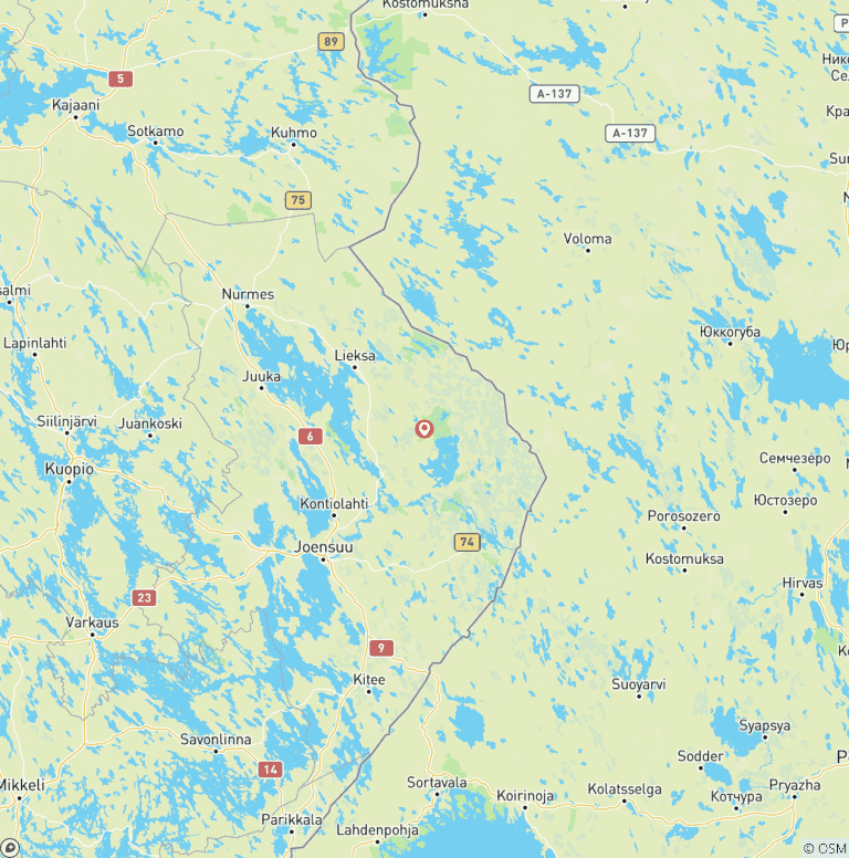 Map of Sacred Paths and Waters – A Walking Week in the Monasteries and Karelian Villages