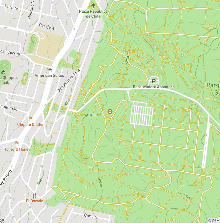 Map of Welcome to Quito 3D/2N
