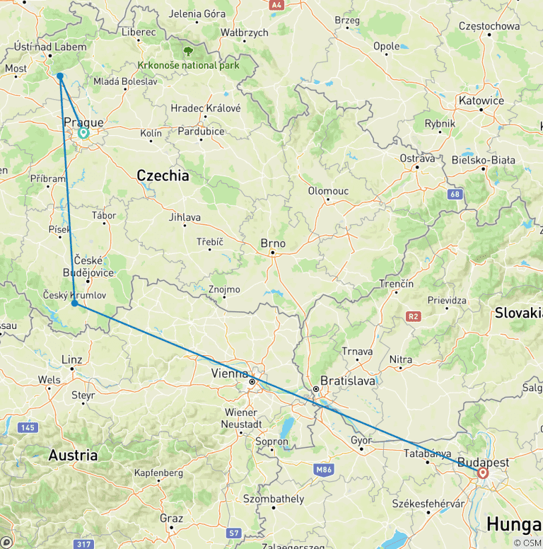 Map of Danube in Depth with Prague 2027|2026