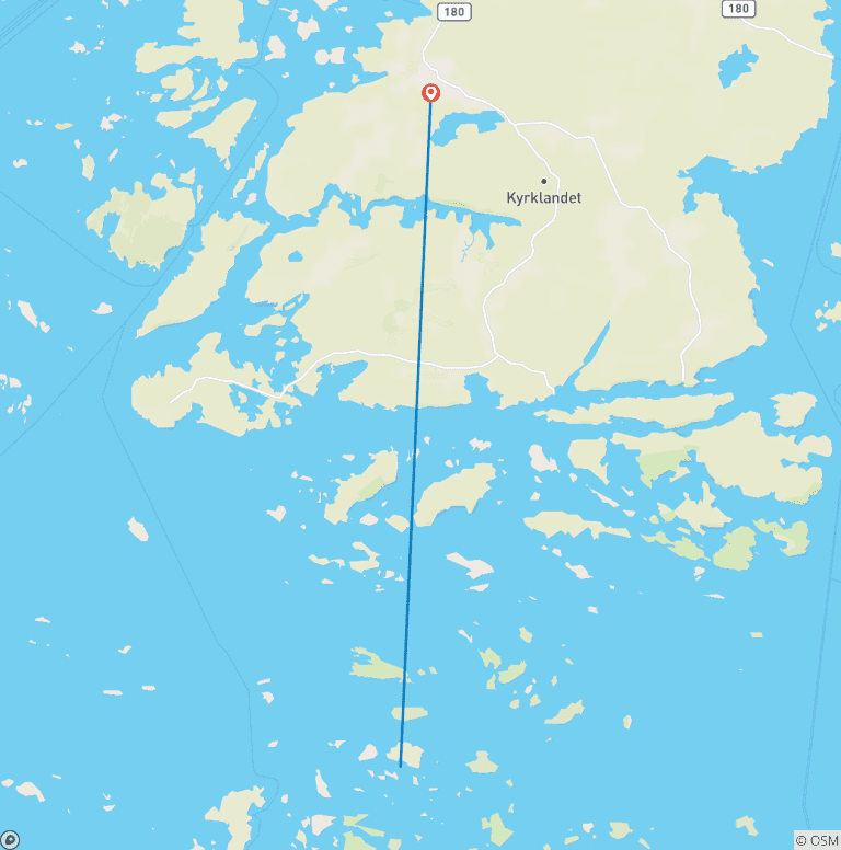 Map of Kayaking Week in Archipelago Sea National Park