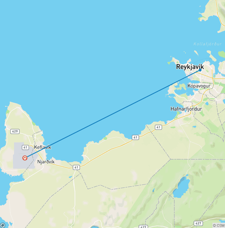 Map of 8 Days : South Iceland & Reykjavík Solar Eclipse Break