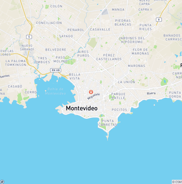 Map of Montevideo Starter Package (3 Days)