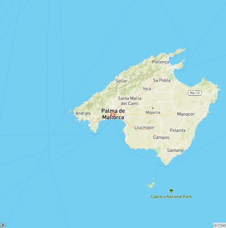 Map of Palma de Mallorca City Break