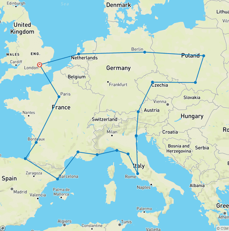 Map of Big European