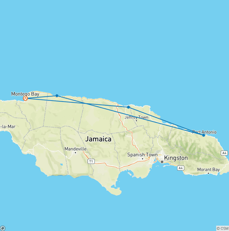 Map of On the hunt for the most beautiful beach