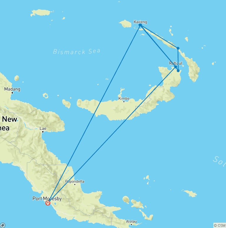 Map of Niugini Islands: Secrets of the Shark Callers