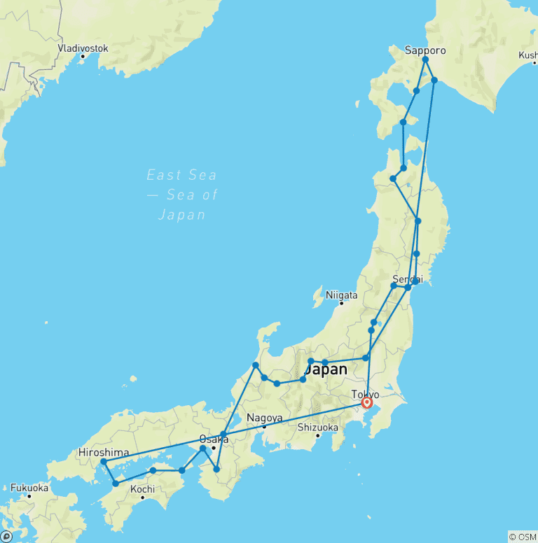 Map of Japan Awaits You