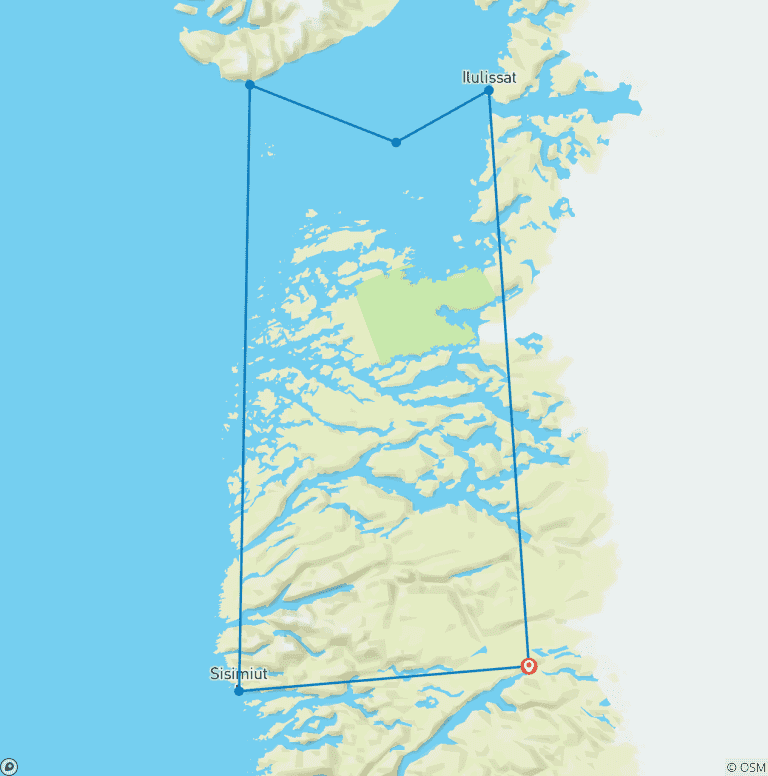 Map of Greenland Disko Bay Discovered - 7 Days
