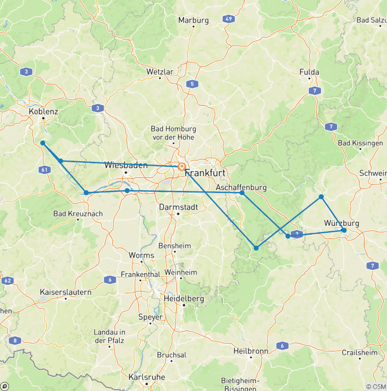 Map of Main Timber & Middle Rhine Magic 2027