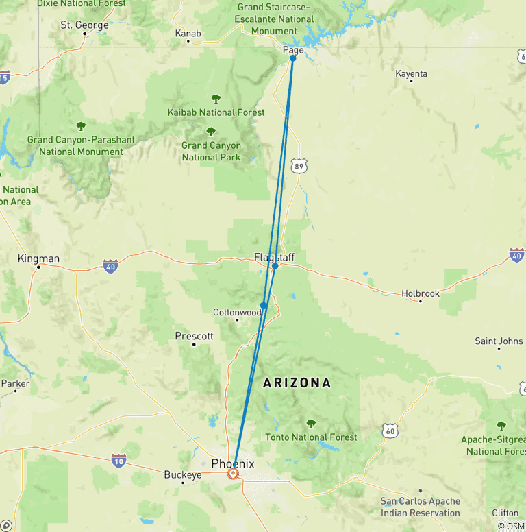 Map of Alpengirl: All Female Sedona Hiking Adventure