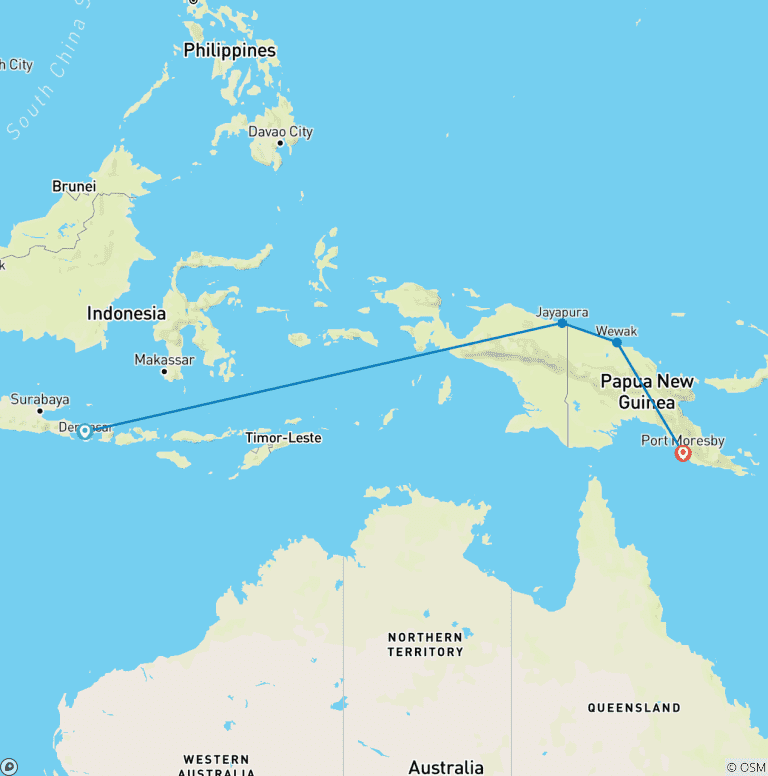 Map of Hidden Paradise of Indonesia 2028-2029