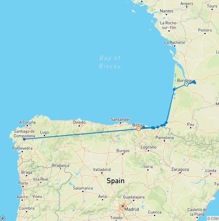 Map of San Sebastian and Beyond - Small Group (Small Groups)