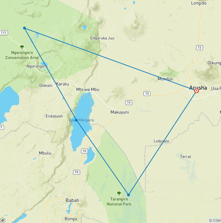 Map of Horseback Riding