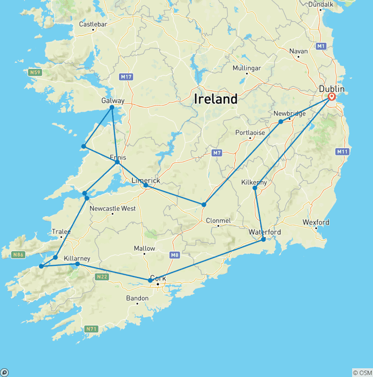 Map of Introduction to Ireland