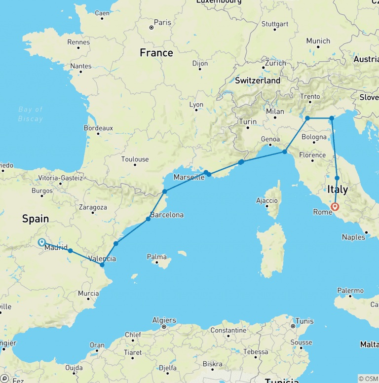 Map of Mediterranean Flavors