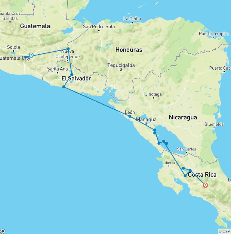 Map of Volcano Trail: Waves & Local Ways