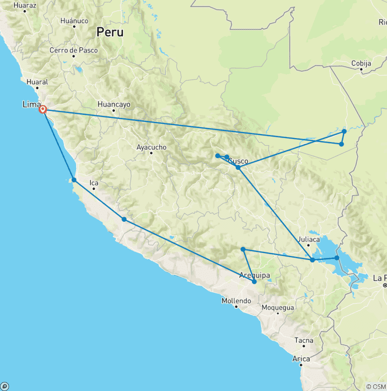Map of Absolute Peru