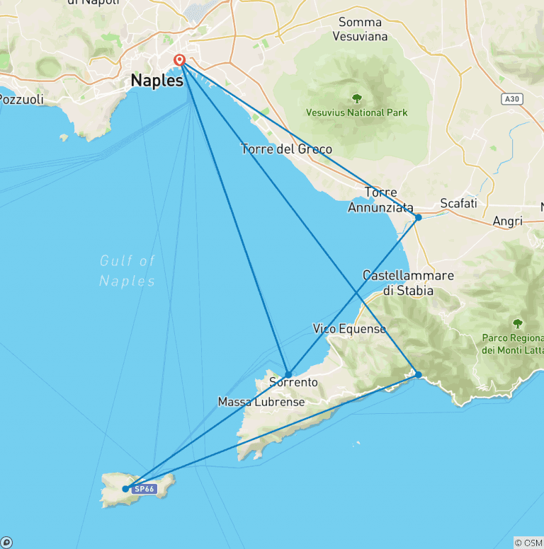Map of Local Living Italy—Sorrento