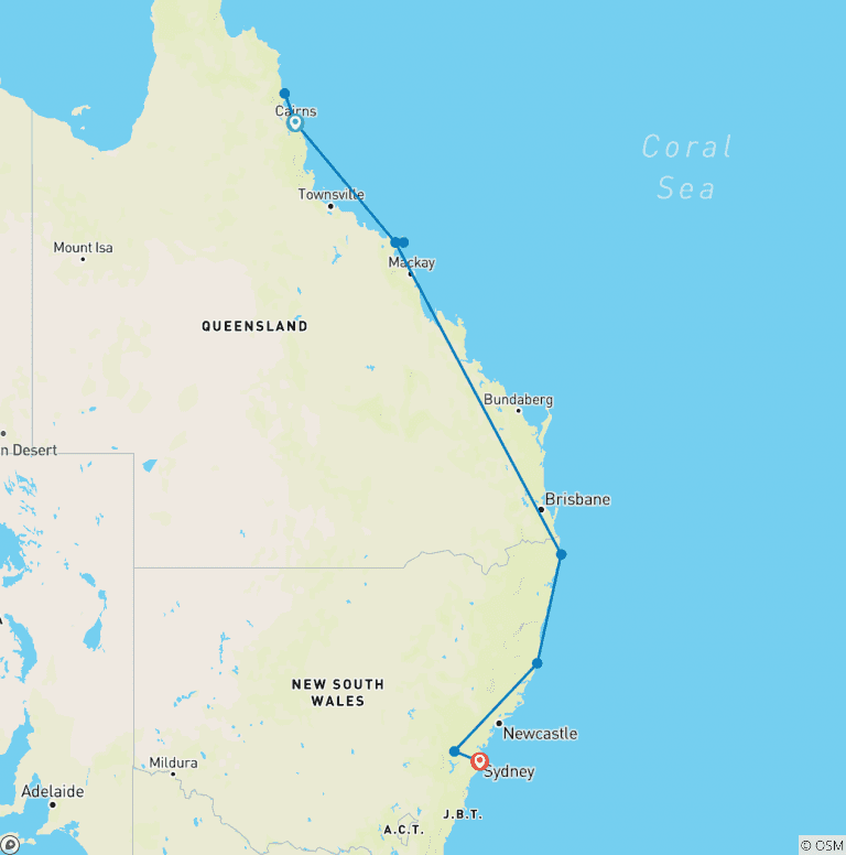 Map of Best of Australia
